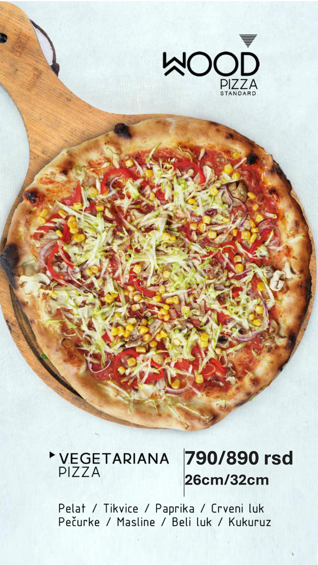 Vegetariana pizza